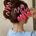 Korean Plastic Solid Color Hair Clip