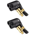 2-in-1 Dual Head 7.8mm Male Thread Deflateable Air Chuck Accessories