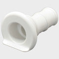 Impact Boat L-head Fishing Drain 6224W | White Plastic 3/4 Inch Barbed
