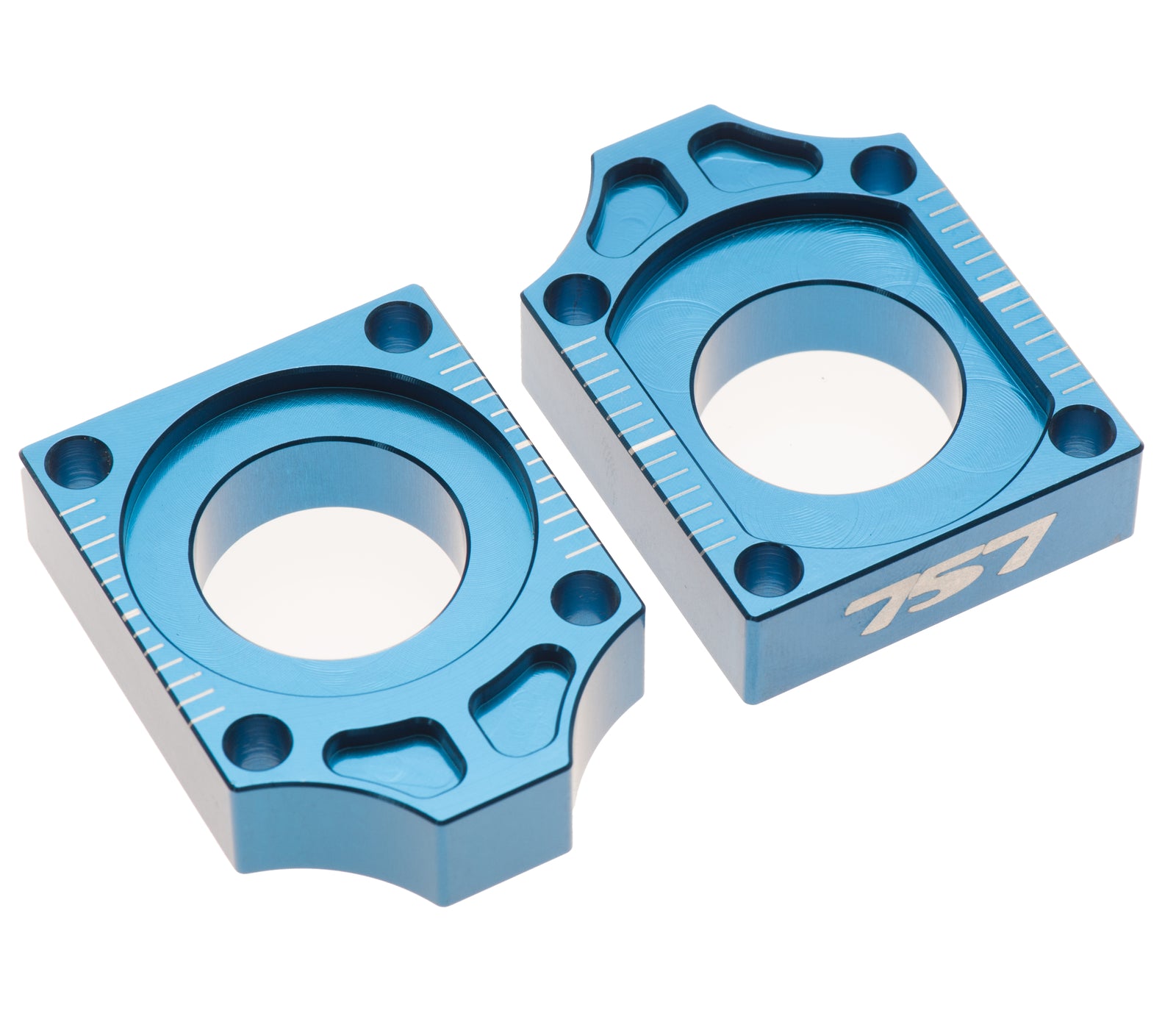 Yamaha Billet Axle Blocks Blue for YZ WR 125 250 250F 450F by Yamaha