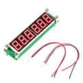 New Pcb Frequency Counter Module 0.1-65mhz Rf Input 6-digit Red Led
