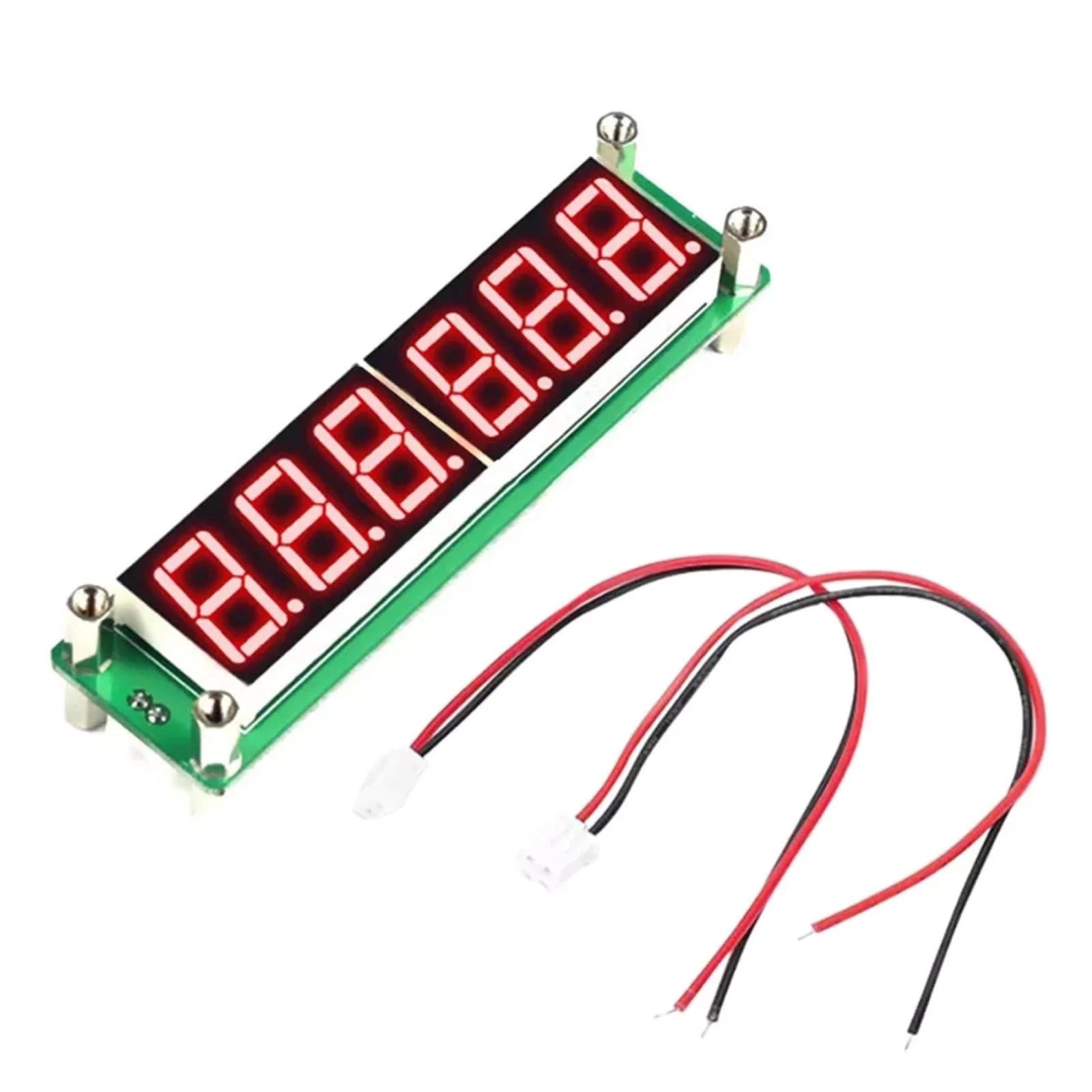 New Pcb Frequency Counter Module 0.1-65mhz Rf Input 6-digit Red Led