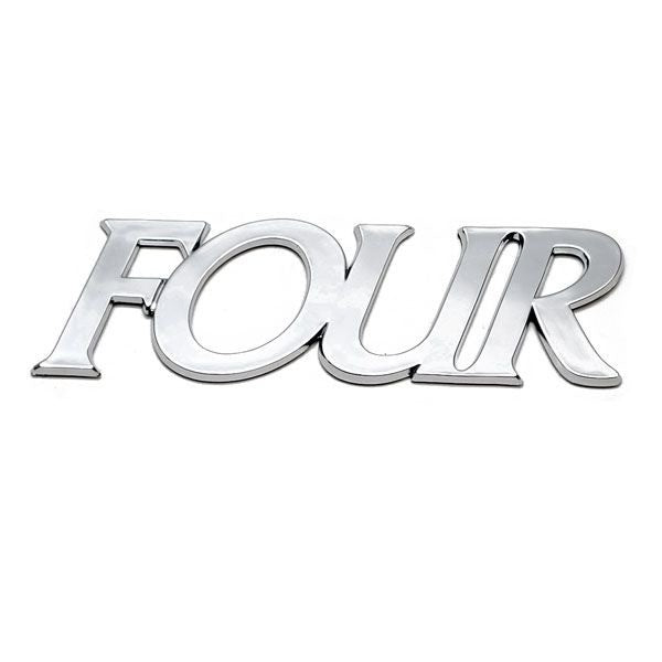 Four Winns Boat Emblem Chrome Plastic by Four Winns