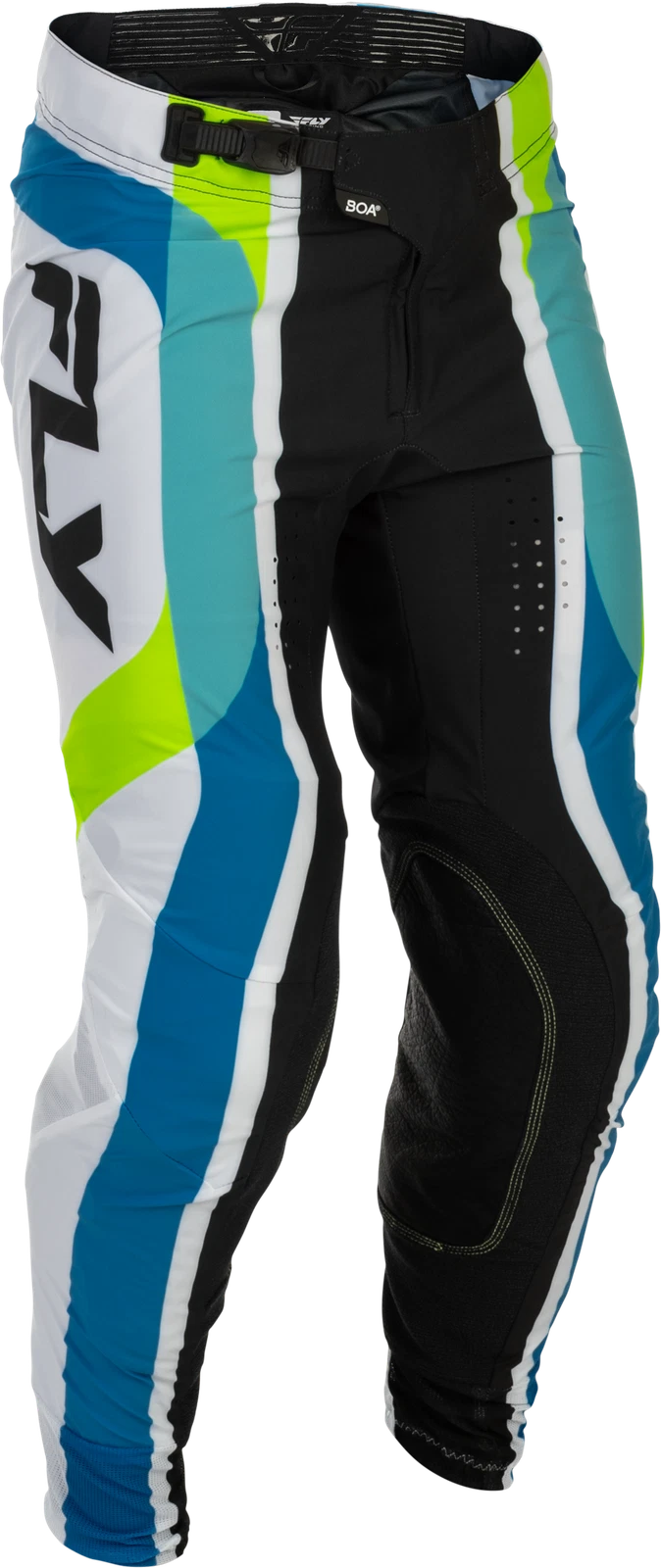 Fly Racing Youth Lite Le Offroad Pants White/lime/blu<wbr/>e Us 26