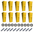 10 Pk Tooth Pin & Retainer Fits Caterpillar 213b 214b 214b Ft 215