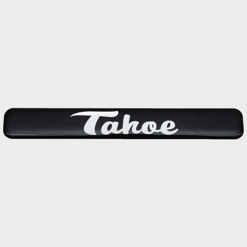 Tahoe Boat Raised Emblem Decal Black Silver by Tahoe