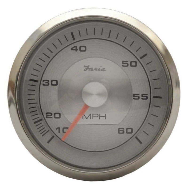 Boat Speedometer Gauge Faria 3 1/2 Inch Marine by Faria