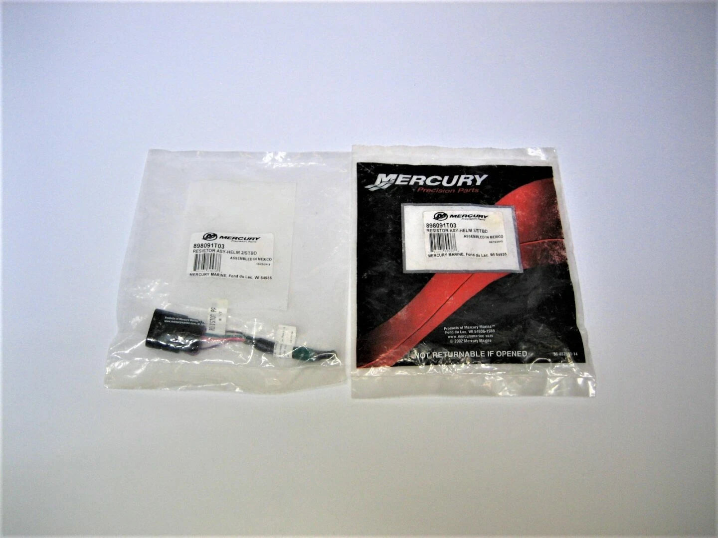 Mercury 898091t03 *Qty 2* Oem Smartcraft Joystick Piloting Resistor