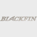 Blackfin Boat Raised Logo Decal | Polished Silver StickerOpens in a ne
