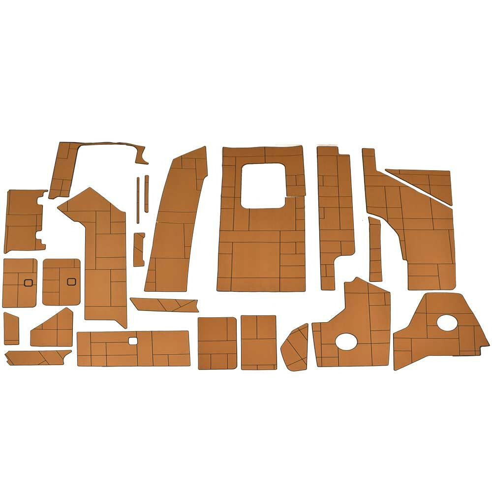 Aviara Boat Non Skid Cockpit Mats Mocha Brown by Aviara