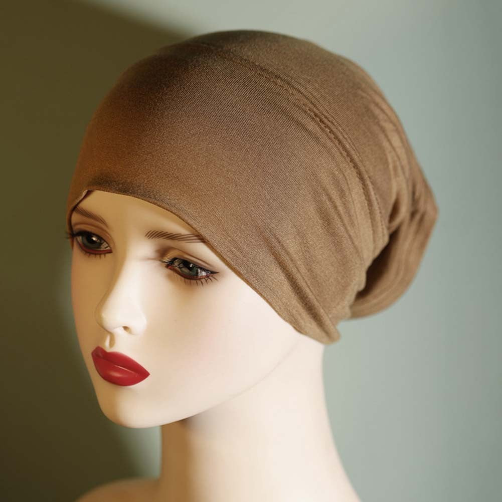 Multi Colored Silk Cotton Base Hat and Headscarf