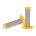 Rfx Dual Compound Offroad Grips Yellow With Grey Center For Mtb &