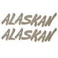 Lund Boat Decal Alaskan Champagne 14 1/2 Inch Set of 2 by Lund