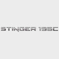 Lowe Boat Decal Stinger 195C Gray Black by Lowe