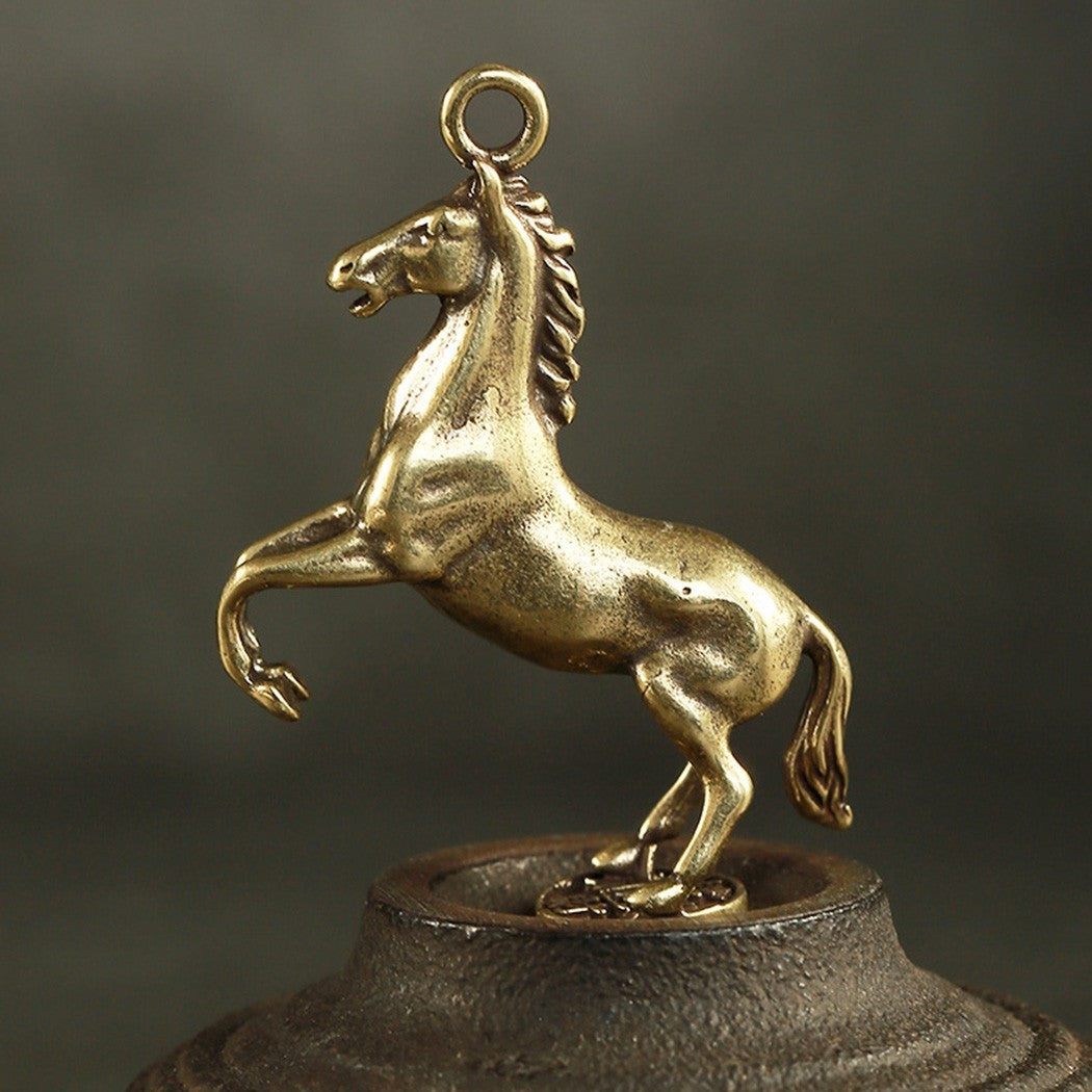 Brass Mini Horse Decor Ornament