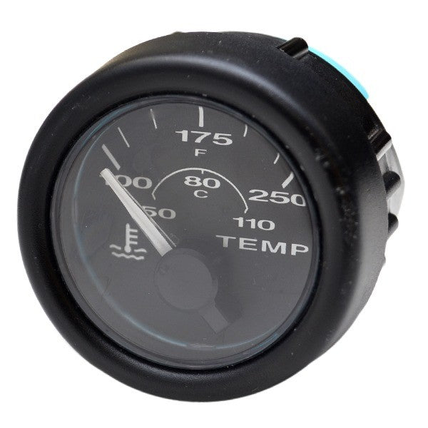 Faria Boat Temperature Gauge GP7147 2 Inch Black by Faria
