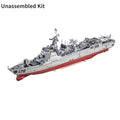1:1000 Scale 052d Destroyer Model 3d Unassembled Kit Metal Model
