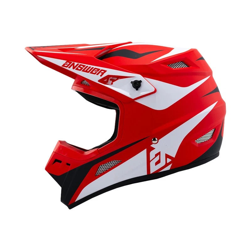 Answer Ar1 Mototown Helmet 2xl Glossy Red/white/blac<wbr/>k For