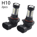 Easy To Use H10 9145 9140 Led Fog Light Kit 2pcs 6000k White High
