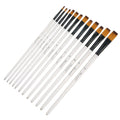 1 Set New Nylon Wool Artist Paint Brushes Fit For Watercolour Acrylic