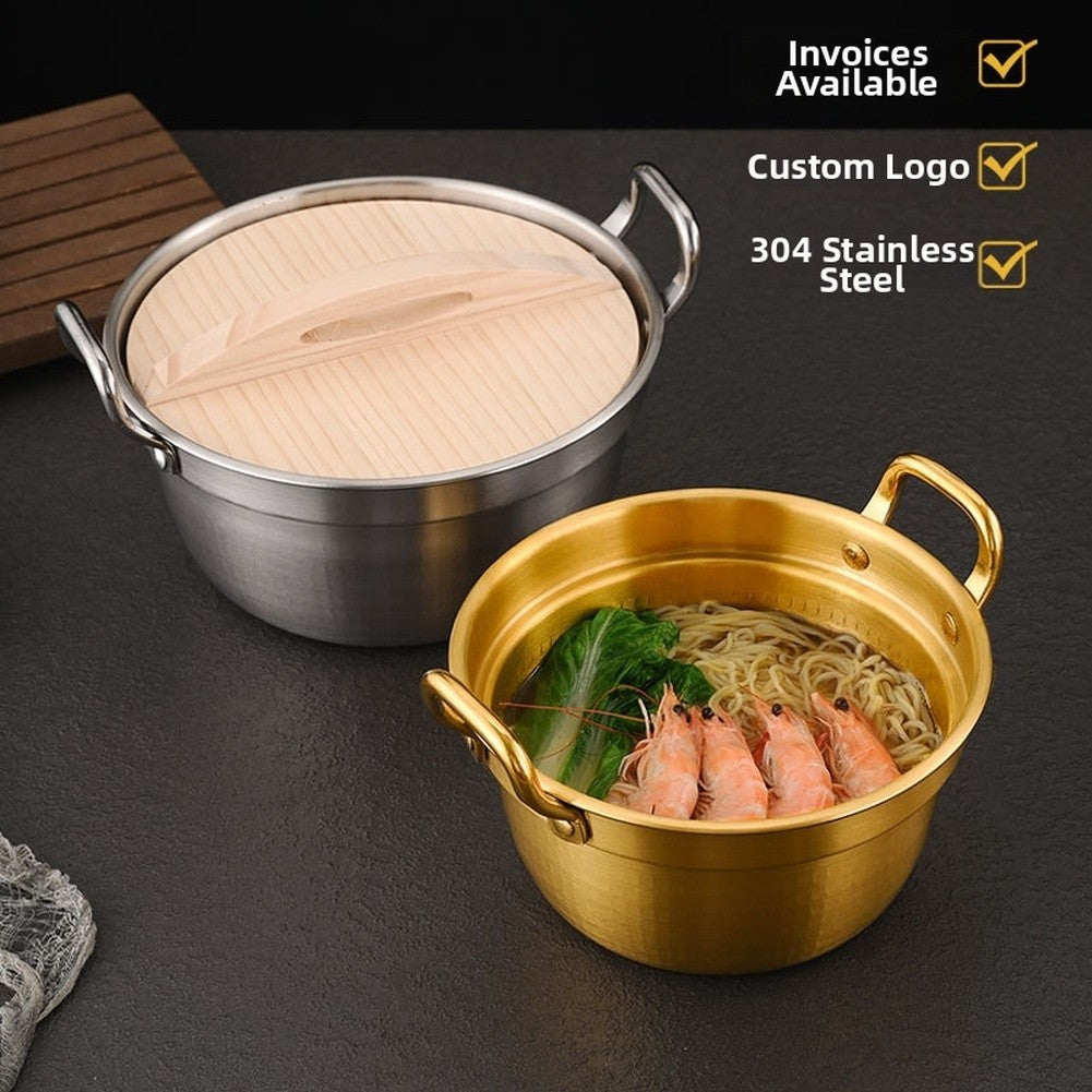 304 Stainless Steel Double Ear Soup Pot
