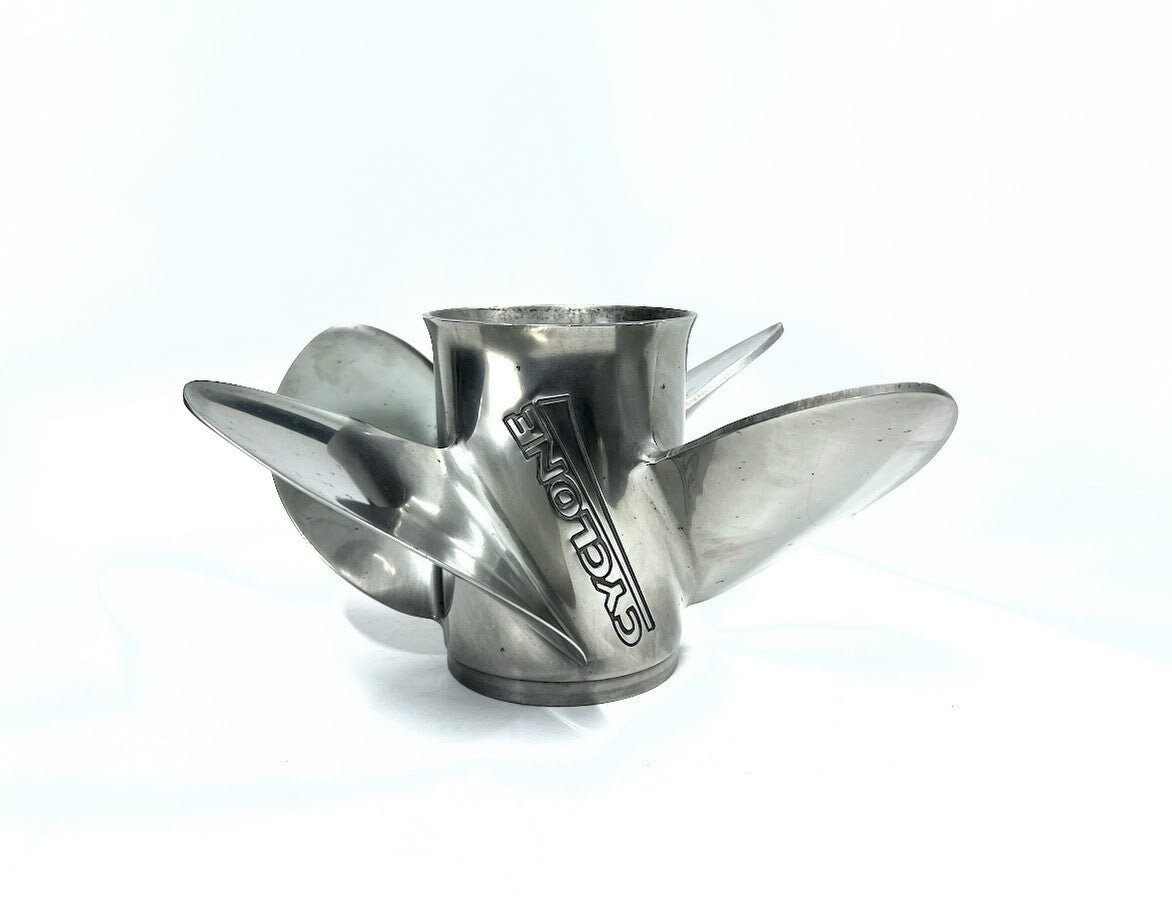 Evinrude Cyclone , 4 X 14 1/2 X 21 Lh, Stainless Steel Propeller,