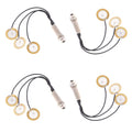 Piezo Pickup Transducer Contact Microphone Set For Kalimba Thumb Piano