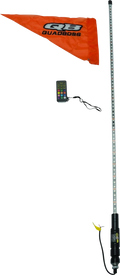 Quadboss 4ft Clear Single Whip Remote