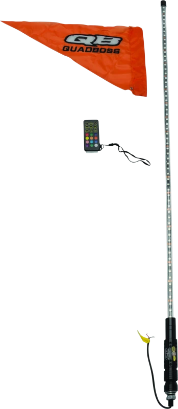 Quadboss 4ft Clear Single Whip Remote