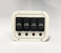 4 Button Marine Battery Switch Panel , Carling V2d1 , 20V , 5.25 X