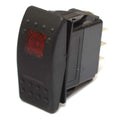 Carling On/Off/On Contura II Boat Rocker Switch Blank 12 V by Carling