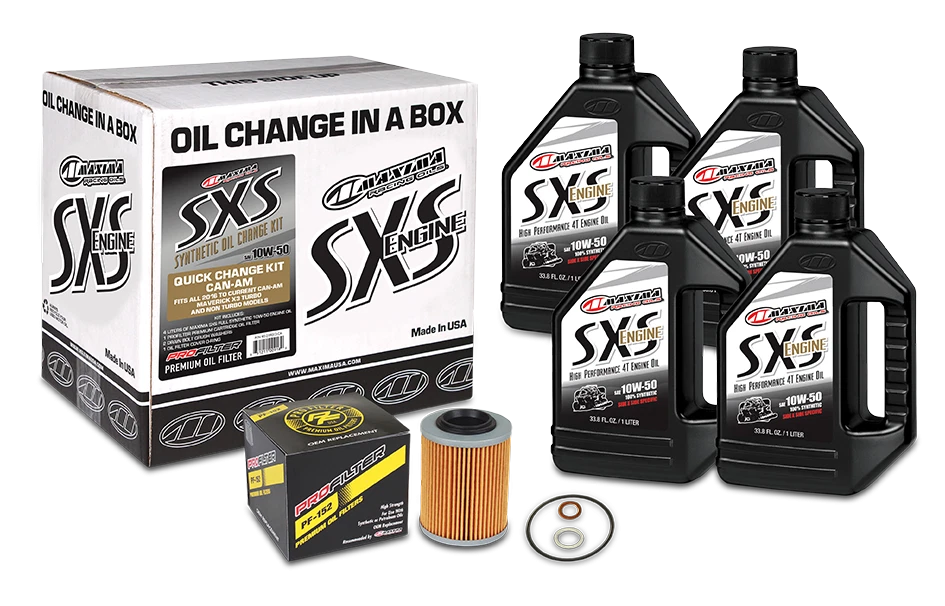 Maxima Sxs Oil Change Kit 10w50 For Can-am Maverick X3 Turbo & Max