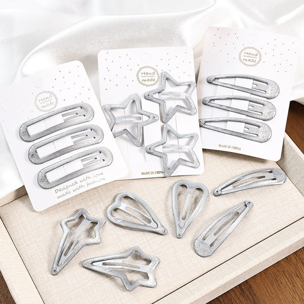 Alloy Star Hair Clips for Girls