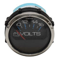 Faria Beede Boat Voltmeter Gauge VP8022A 2 Inch Chesapeake Black SS by Faria Beede