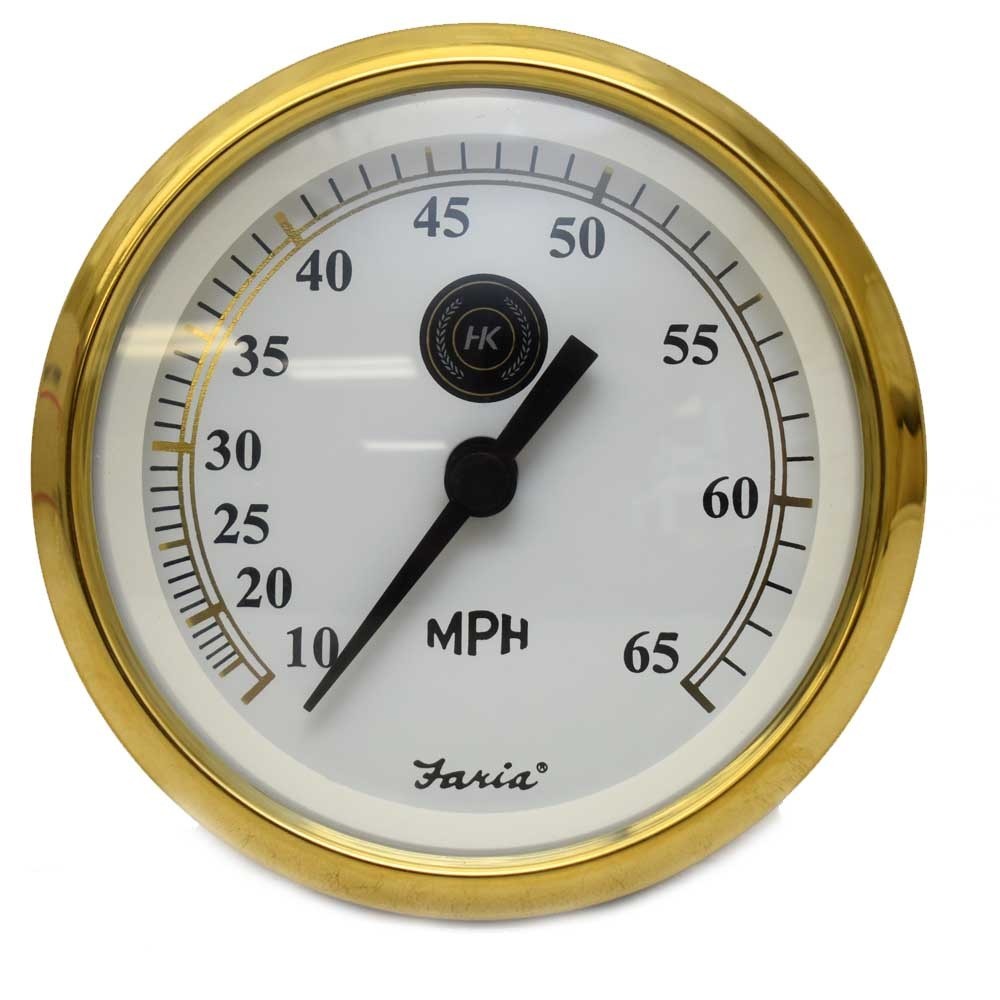 Harris Kayot Boat Speedometer Gauge Faria 3 1/4 Inch by Harris Kayot