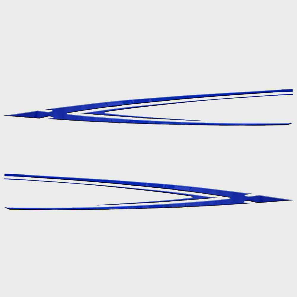 Glastron Boat Decal Stickers MX06 Blue Black by Glastron