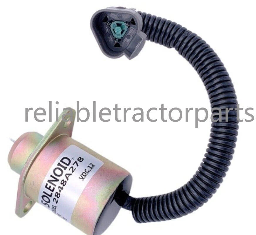 12V Fuel Stop Solenoid 41-9100 For Thermo King Tk249 Tk374 Tk388