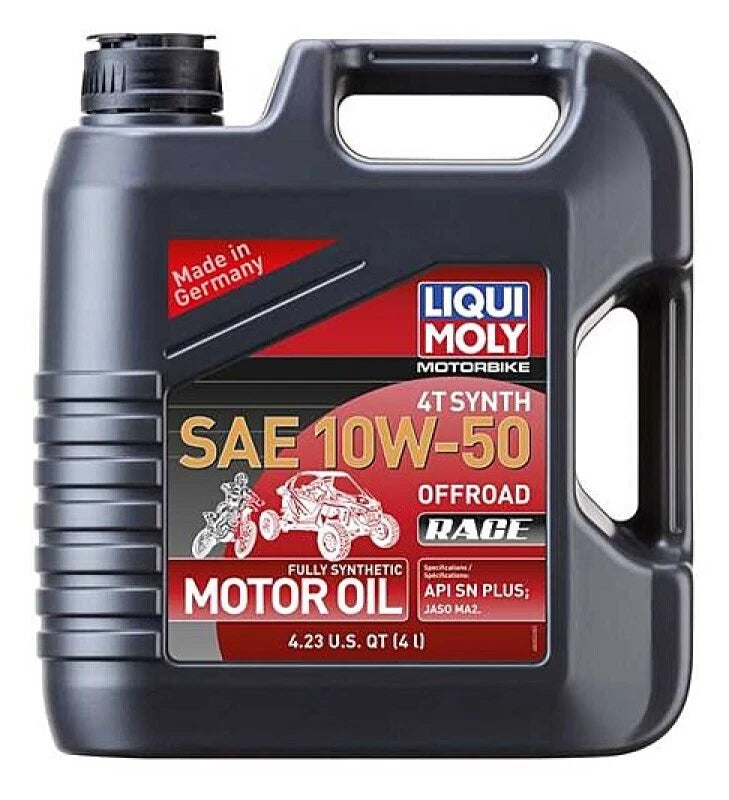 Liqui Moly 4l Motorbike 4t Synth Sae 10w50 Offroad Race (Case Of 4)