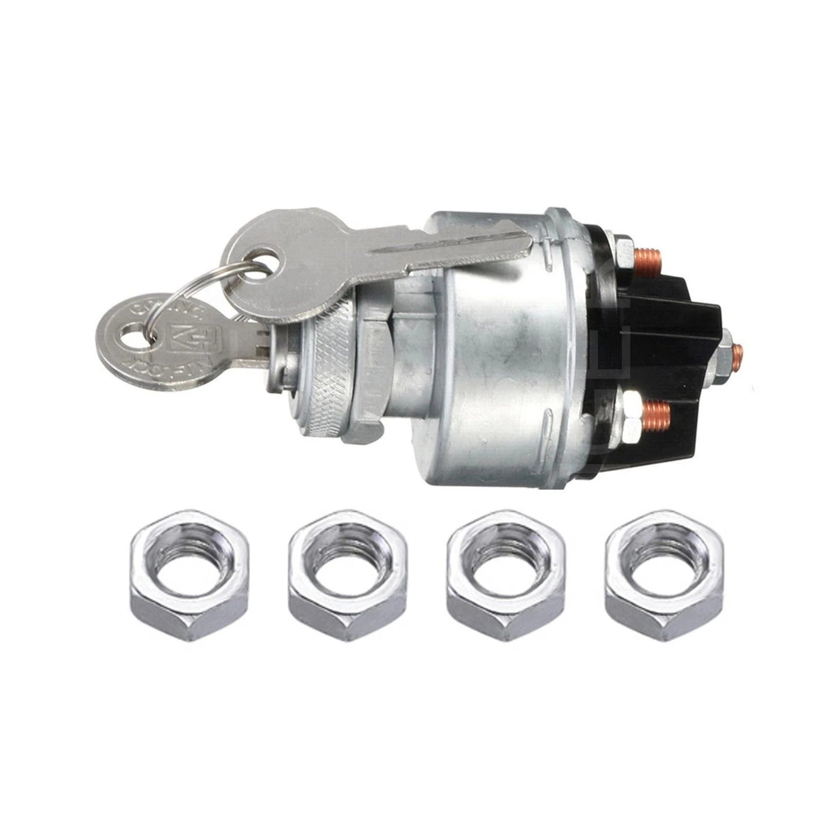 Universal 12V/24V 4 Position Ignition Key Starter Switch For Car