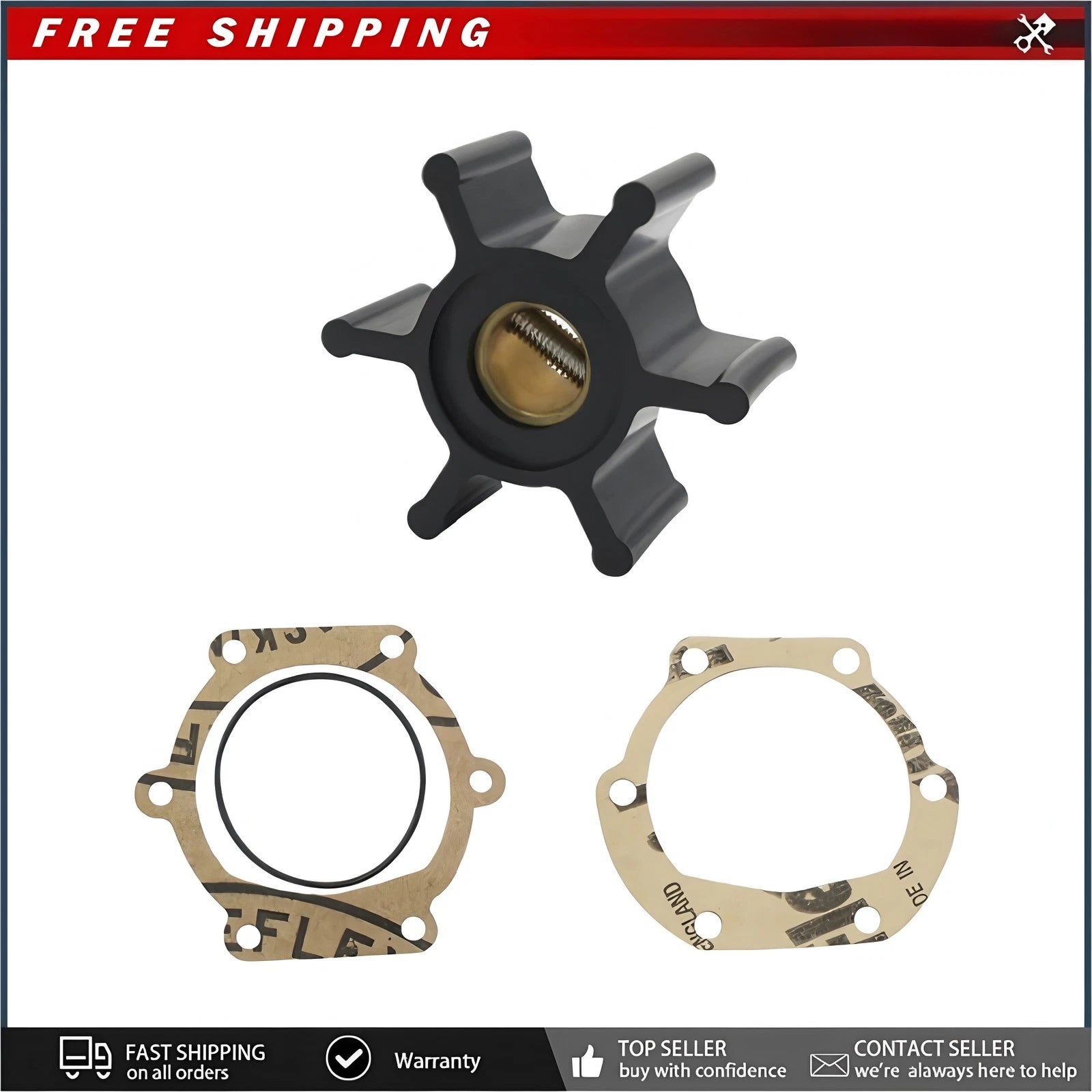 Marine Cooling Water Pump Impeller For Fischer Panda 6000 8000 9000
