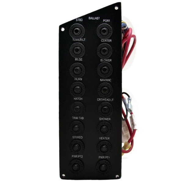 Breaker Panel Ski Centurion 3 x 8 3/8 Inch Black by Ski Centurion