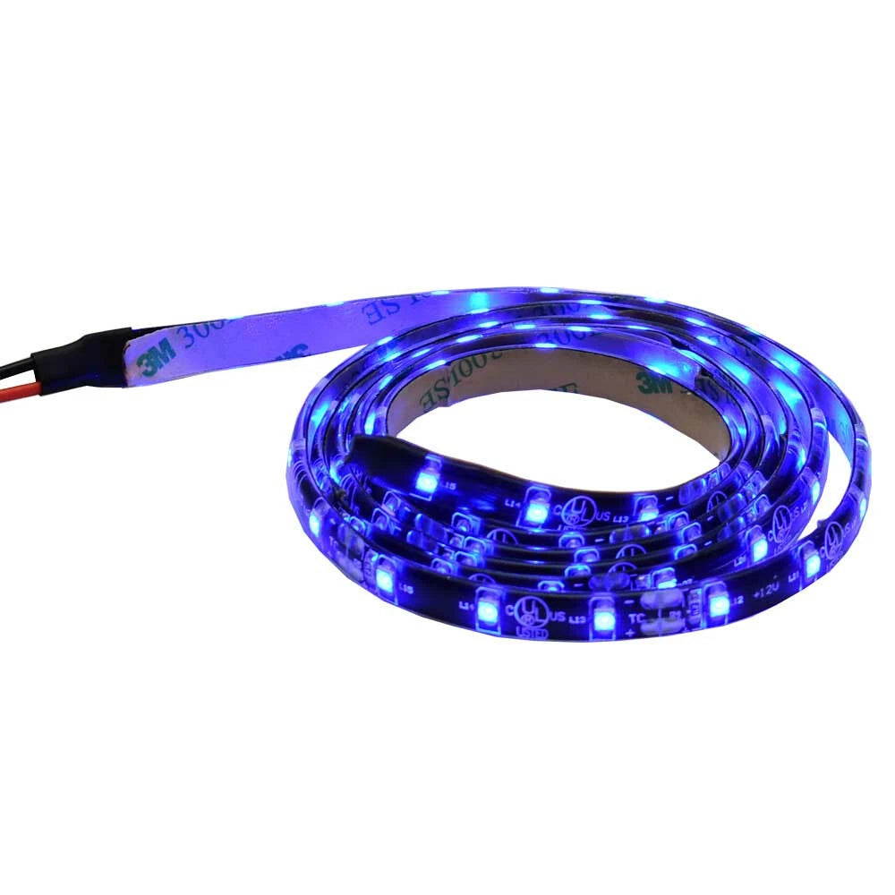 Itc Marine Boat Light Strip Tpb12bl-12512 | 49 Inch Astra Blue Led