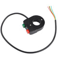 Black Handlebar Switch For Motorcycles Scooters Quads And Atvs New
