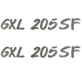 Glastron Brand Emblem Decals Sticker Pair by Glastron