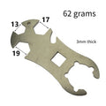 Gas Cylinder Key for Backpack or Pocket