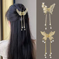 Colorful Butterfly Tassel Hair Clip