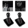 Stylish Leather Shift Knob With Boot Cover For Golf 7 Mk7 2013 2018