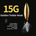 Leech Spinner Artificial Bait Zinc Alloy Hook