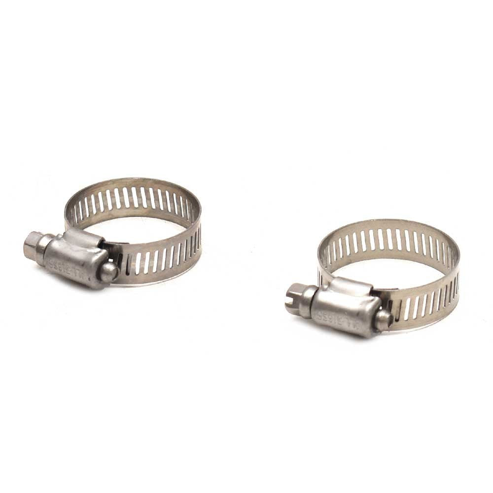 Marine Fasteners Boat Hose Clamps HCSW16-5 5/8- 1 1/2 Inch SS Pair by Marine Fasteners