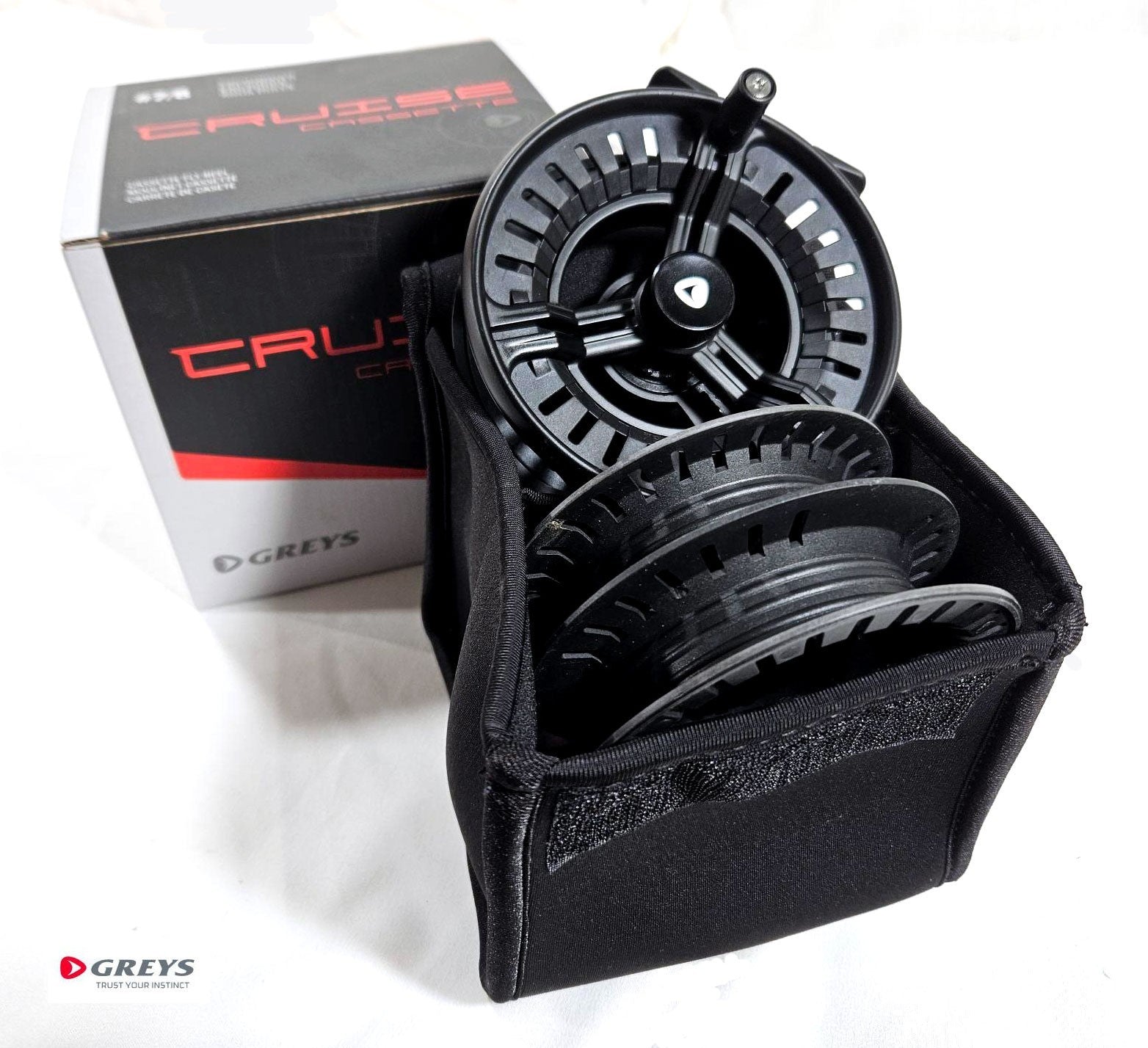 Greys Cruise Cassette Fly Fishing Reel 2 Spare Spools with R